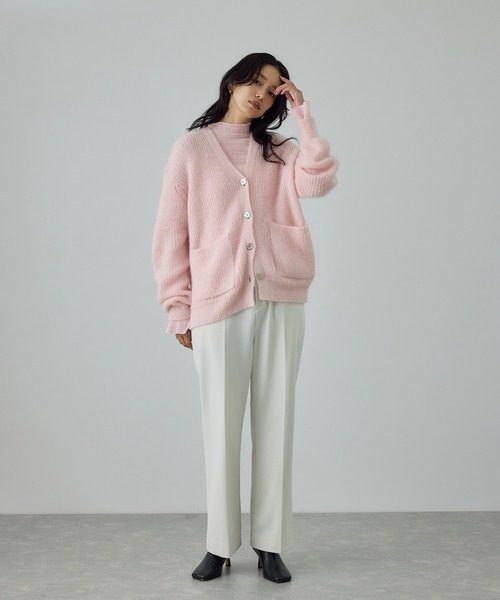 ROPE'（ロペ）の「ボタニカルダイフレアスリーブハイネックカットソー/イージーケア・アンサンブル対応（Tシャツ/カットソー・レディース・サックスブルー/オレンジ系その他4/ピンク系その他2・FREE）」の12枚目の写真