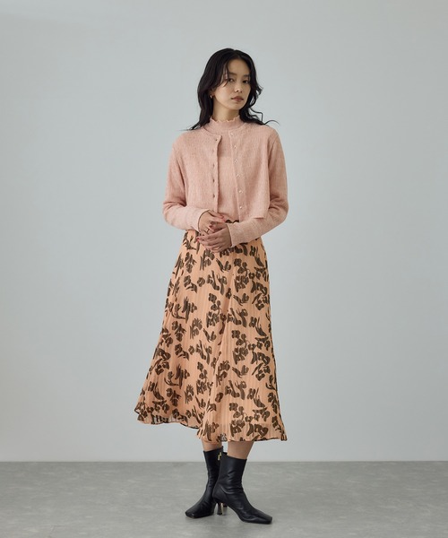 ROPE'（ロペ）の「ボタニカルダイフレアスリーブハイネックカットソー/イージーケア・アンサンブル対応（Tシャツ/カットソー・レディース・サックスブルー/オレンジ系その他4/ピンク系その他2・FREE）」の17枚目の写真