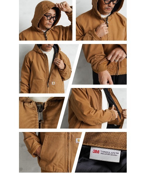 セール】カーハート J130 ウォッシュドダック インサレート アクティブ