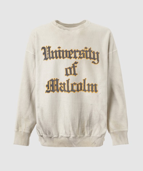 BOW WOW(バウワウ)の「UNIV. MACLAREN LETTERING SWEATSHIRT AGED(スウェット・メンズ・ホワイト系その他・L/XL)」の1枚目の写真