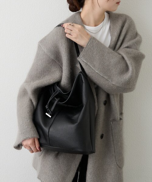 russet（ラシット）の「レザーワンショルダーバッグ（ショルダーバッグ・レディース・グレー系その他/ブラック・FREE）」の8枚目の写真