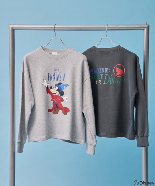 Disney(ディズニー)の「(DISNEY『FANTASIA』)SWEAT TOP(スウェット・レディース・ブラック/グレー・M/S)」の21枚目の写真