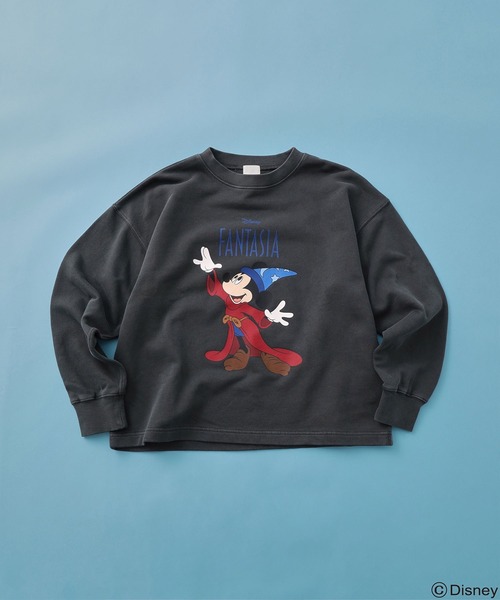 Disney(ディズニー)の「(DISNEY『FANTASIA』)SWEAT TOP(スウェット・レディース・ブラック/グレー・M/S)」の5枚目の写真