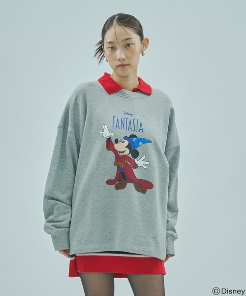 Disney(ディズニー)の「(DISNEY『FANTASIA』)SWEAT TOP(スウェット・レディース・ブラック/グレー・M/S)」の10枚目の写真