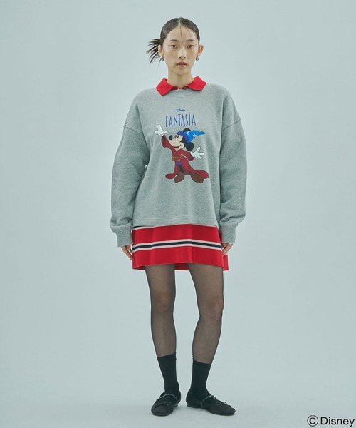 Disney(ディズニー)の「(DISNEY『FANTASIA』)SWEAT TOP(スウェット・レディース・ブラック/グレー・M/S)」の13枚目の写真