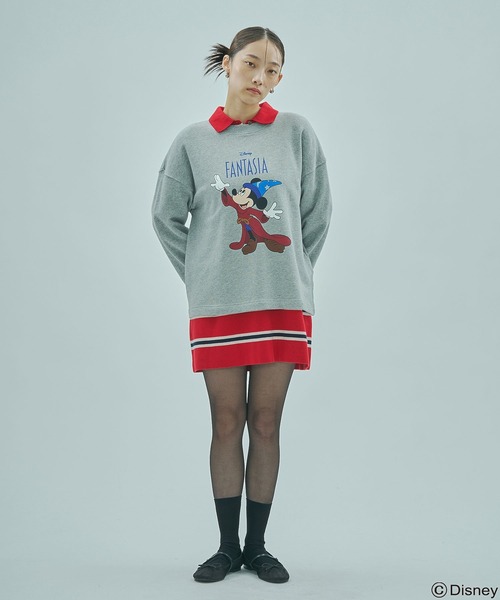 Disney(ディズニー)の「(DISNEY『FANTASIA』)SWEAT TOP(スウェット・レディース・ブラック/グレー・M/S)」の14枚目の写真