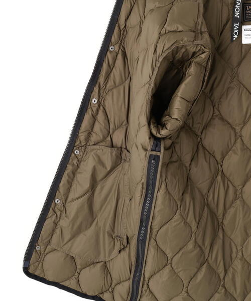 TAION（タイオン）の「TAION/タイオン/Military M65 Linner W-Zip Down Jacket（ダウンジャケット/コート・レディース・ブラック・M/S/L）」の16枚目の写真