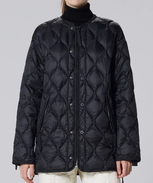 TAION（タイオン）の「TAION/タイオン/Military M65 Linner W-Zip Down Jacket（ダウンジャケット/コート・レディース・ブラック・M/S/L）」の2枚目の写真