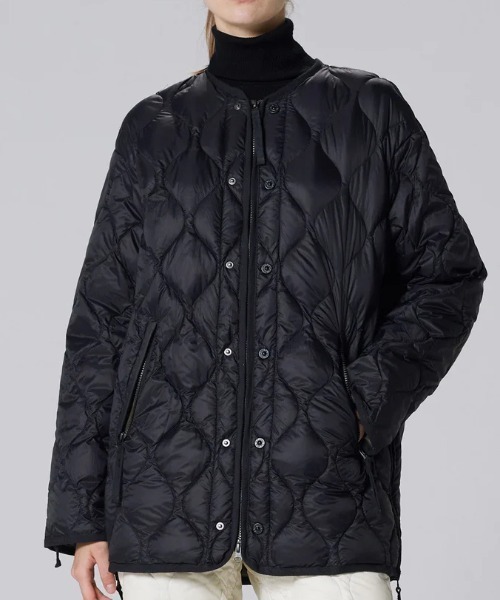 TAION（タイオン）の「TAION/タイオン/Military M65 Linner W-Zip Down Jacket（ダウンジャケット/コート・レディース・ブラック・M/S/L）」の3枚目の写真