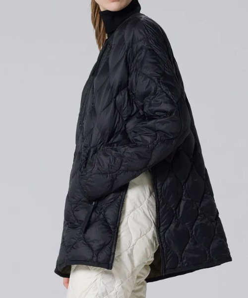 TAION（タイオン）の「TAION/タイオン/Military M65 Linner W-Zip Down Jacket（ダウンジャケット/コート・レディース・ブラック・M/S/L）」の4枚目の写真