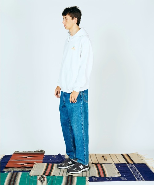 JERZEES（ジャージーズ）の「JERZEES ジャージーズ / "DIA DE MUERTOS"PULL HOODIE（パーカー・メンズ・ホワイト/ブラック・MEDIUM/LARGE/X-LARGE）」の4枚目の写真