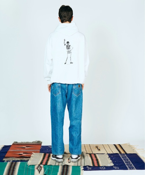 JERZEES（ジャージーズ）の「JERZEES ジャージーズ / "DIA DE MUERTOS"PULL HOODIE（パーカー・メンズ・ホワイト/ブラック・MEDIUM/LARGE/X-LARGE）」の5枚目の写真