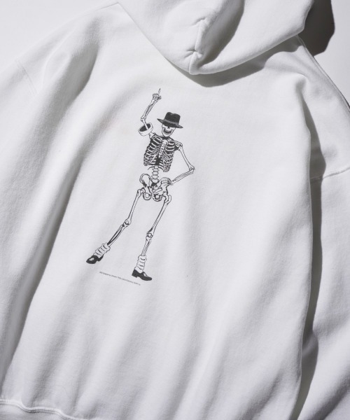 JERZEES（ジャージーズ）の「JERZEES ジャージーズ / "DIA DE MUERTOS"PULL HOODIE（パーカー・メンズ・ホワイト/ブラック・MEDIUM/LARGE/X-LARGE）」の14枚目の写真