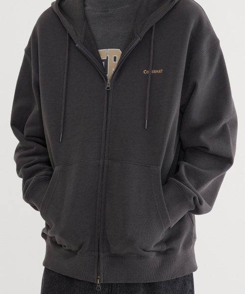 COVERNAT(カバーナット)の「スモールアセンティックフードジップアップチャコール(パーカー・レディース・その他・SMALL/MEDIUM/LARGE/X-LARGE/XX-LARGE/X-SMALL)」の7枚目の写真