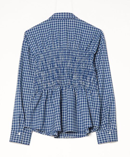 ROSE BUD(ローズバッド)の「SHIRRING SHIRT(シャツ/ブラウス・レディース・ブルー/ブラウン・ONE SIZE)」の16枚目の写真