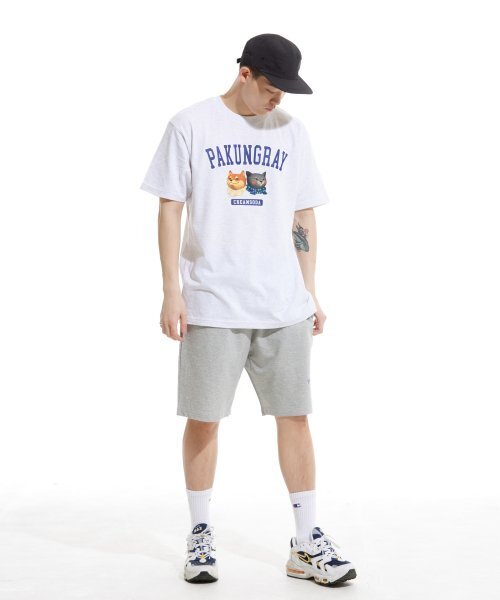 CREAM SODA LAB(クリームソーダラボ)の「ピエンジロゴ半袖Tシャツライトグレー(Tシャツ/カットソー・メンズ・その他・LARGE/MEDIUM/X-LARGE/XX-LARGE)」の4枚目の写真