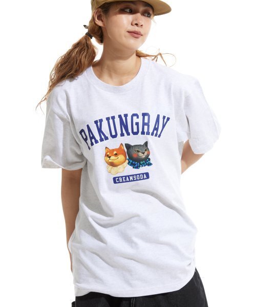 CREAM SODA LAB(クリームソーダラボ)の「ピエンジロゴ半袖Tシャツライトグレー(Tシャツ/カットソー・メンズ・その他・LARGE/MEDIUM/X-LARGE/XX-LARGE)」の5枚目の写真