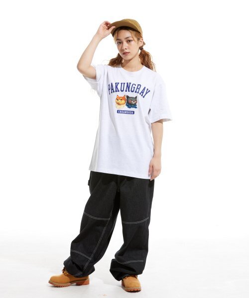 CREAM SODA LAB(クリームソーダラボ)の「ピエンジロゴ半袖Tシャツライトグレー(Tシャツ/カットソー・メンズ・その他・LARGE/MEDIUM/X-LARGE/XX-LARGE)」の8枚目の写真