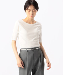 COMME CA（コムサ）の「〔 TALLサイズ 〕 ギザリヨセルテレコ Tシャツ（Tシャツ/カットソー）」