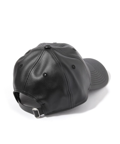 NEW ERA(ニューエラ)の「【HEREIAM】NEWERA/9TWENTY LEATHER(キャップ・レディース・ブラック・MEDIUM)」の11枚目の写真