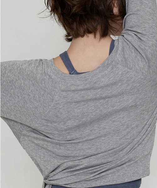 DEVIWEAR(デヴィウェア)の「ソフトスリットカバーアップ DEVI-T0027-グレー(Tシャツ/カットソー・レディース・その他・FREE)」の4枚目の写真