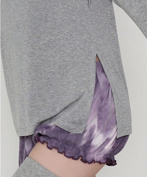 DEVIWEAR(デヴィウェア)の「ソフトスリットカバーアップ DEVI-T0027-グレー(Tシャツ/カットソー・レディース・その他・FREE)」の5枚目の写真
