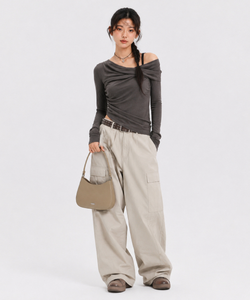 MATINCOX(マーティンコックス)の「Syeon-beige(ショルダーバッグ・レディース・ベージュ・FREE)」の2枚目の写真