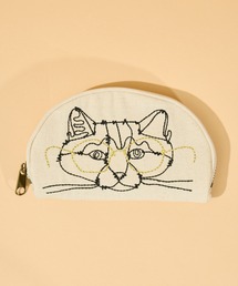 salle de bal | 【 +HayU fabric / ハユ 】 メガネケース ネコ WHAQG-0005 KOI(メガネ)