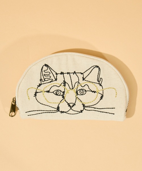 salle de bal(サルデバル)の「【 +HayU fabric / ハユ 】 メガネケース ネコ WHAQG-0005 KOI(メガネ・レディース・その他1/その他2・FREE)」の1枚目の写真