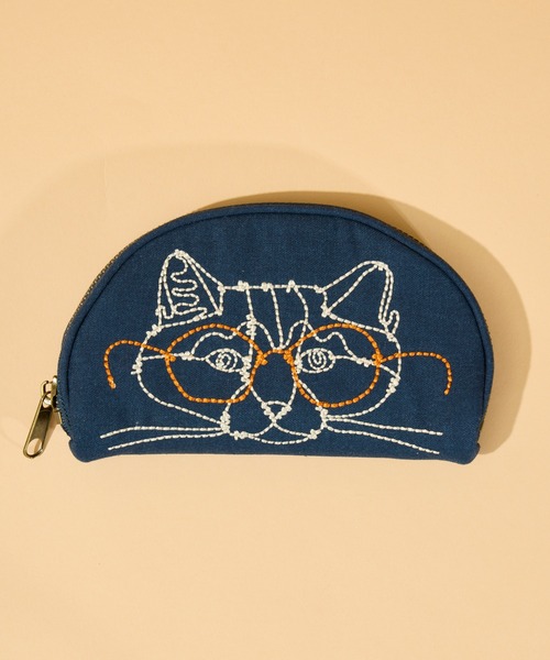 salle de bal(サルデバル)の「【 +HayU fabric / ハユ 】 メガネケース ネコ WHAQG-0005 KOI(メガネ・レディース・その他1/その他2・FREE)」の2枚目の写真
