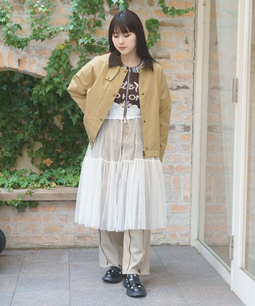 THE GOODLAND MARKET（ザグッドランドマーケット）の「『別注』MIDIUMISOLID×THE GOODLAND MARKET　detroit JK（その他アウター・レディース・カーキ/ベージュ/ネイビー・FREE）」の7枚目の写真