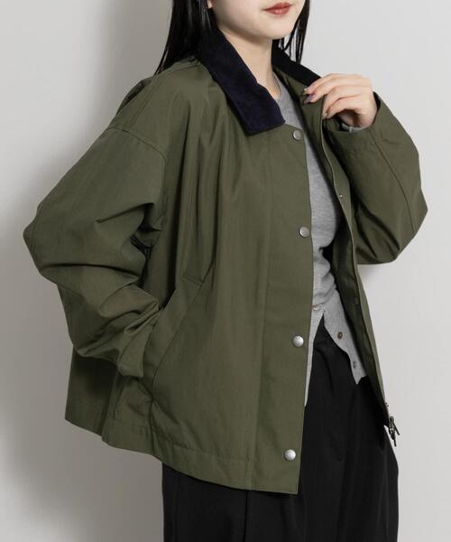 THE GOODLAND MARKET（ザグッドランドマーケット）の「『別注』MIDIUMISOLID×THE GOODLAND MARKET　detroit JK（その他アウター・レディース・カーキ/ベージュ/ネイビー・FREE）」の10枚目の写真