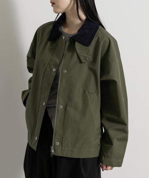 THE GOODLAND MARKET（ザグッドランドマーケット）の「『別注』MIDIUMISOLID×THE GOODLAND MARKET　detroit JK（その他アウター・レディース・カーキ/ベージュ/ネイビー・FREE）」の12枚目の写真