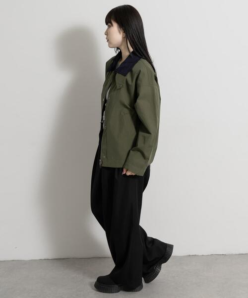 THE GOODLAND MARKET（ザグッドランドマーケット）の「『別注』MIDIUMISOLID×THE GOODLAND MARKET　detroit JK（その他アウター・レディース・カーキ/ベージュ/ネイビー・FREE）」の13枚目の写真