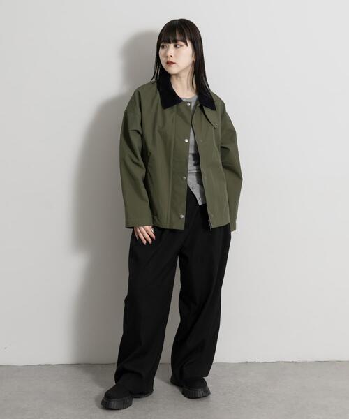 THE GOODLAND MARKET（ザグッドランドマーケット）の「『別注』MIDIUMISOLID×THE GOODLAND MARKET　detroit JK（その他アウター・レディース・カーキ/ベージュ/ネイビー・FREE）」の15枚目の写真