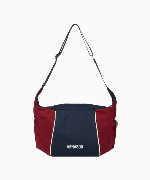 MENASOO（ミナス）の「MNS Track line Cross Bag_Combination（メッセンジャーバッグ・レディース・ネイビー・F）」の6枚目の写真
