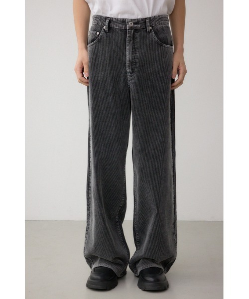 AZUL by moussy(アズールバイマウジー)の「ヴィンテージコーデュロイパンツ(スラックス・メンズ・ブラック/ブルー・LARGE/MEDIUM/SMALL)」の6枚目の写真