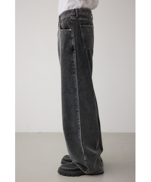 AZUL by moussy(アズールバイマウジー)の「ヴィンテージコーデュロイパンツ(スラックス・メンズ・ブラック/ブルー・LARGE/MEDIUM/SMALL)」の7枚目の写真