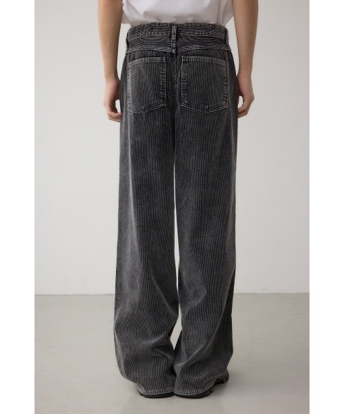 AZUL by moussy(アズールバイマウジー)の「ヴィンテージコーデュロイパンツ(スラックス・メンズ・ブラック/ブルー・LARGE/MEDIUM/SMALL)」の8枚目の写真