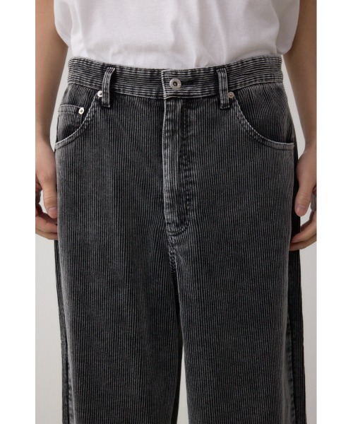 AZUL by moussy(アズールバイマウジー)の「ヴィンテージコーデュロイパンツ(スラックス・メンズ・ブラック/ブルー・LARGE/MEDIUM/SMALL)」の9枚目の写真