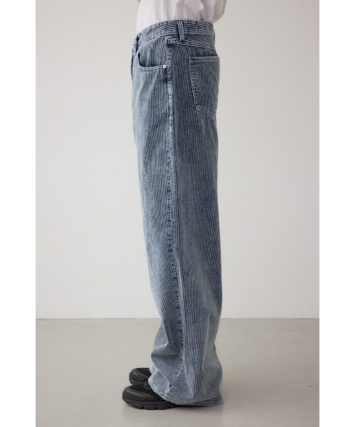 AZUL by moussy(アズールバイマウジー)の「ヴィンテージコーデュロイパンツ(スラックス・メンズ・ブラック/ブルー・LARGE/MEDIUM/SMALL)」の22枚目の写真