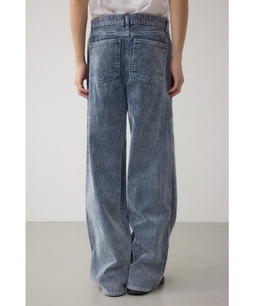 AZUL by moussy(アズールバイマウジー)の「ヴィンテージコーデュロイパンツ(スラックス・メンズ・ブラック/ブルー・LARGE/MEDIUM/SMALL)」の13枚目の写真