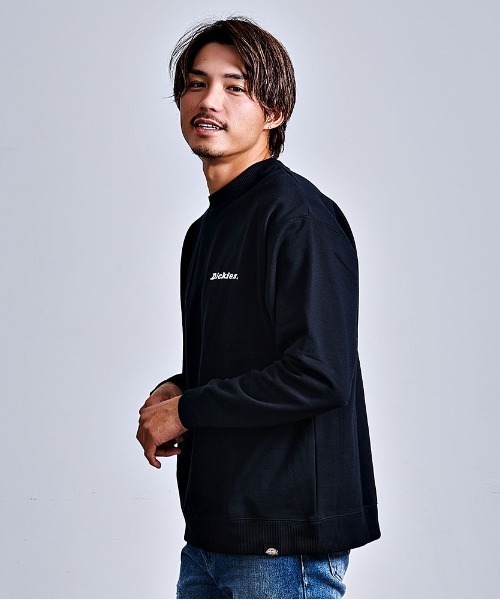 Dickies(ディッキーズ)の「『Dickes/ディッキーズ』裏起毛刺繍プリントクルーネック(スウェット・メンズ・オートミール/ネイビー/ブラウン/ブラック・LL/L/M)」の6枚目の写真