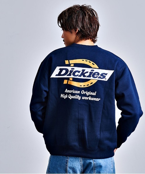 Dickies(ディッキーズ)の「『Dickes/ディッキーズ』裏起毛刺繍プリントクルーネック(スウェット・メンズ・オートミール/ネイビー/ブラウン/ブラック・LL/L/M)」の15枚目の写真