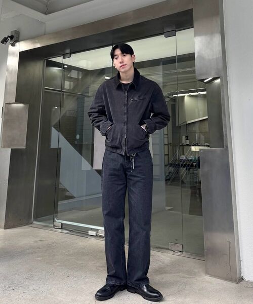 OURDAYZ（アワーデイズ）の「セミワイドデニムパンツ [ウォッシュドダークブルー]（デニムパンツ・レディース・その他・MEDIUM/X-LARGE/LARGE）」の8枚目の写真