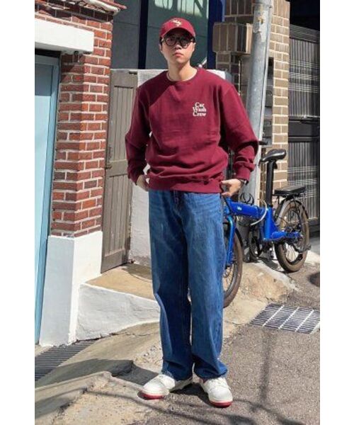 OURDAYZ（アワーデイズ）の「セミワイドデニムパンツ [ウォッシュドダークブルー]（デニムパンツ・レディース・その他・MEDIUM/X-LARGE/LARGE）」の21枚目の写真