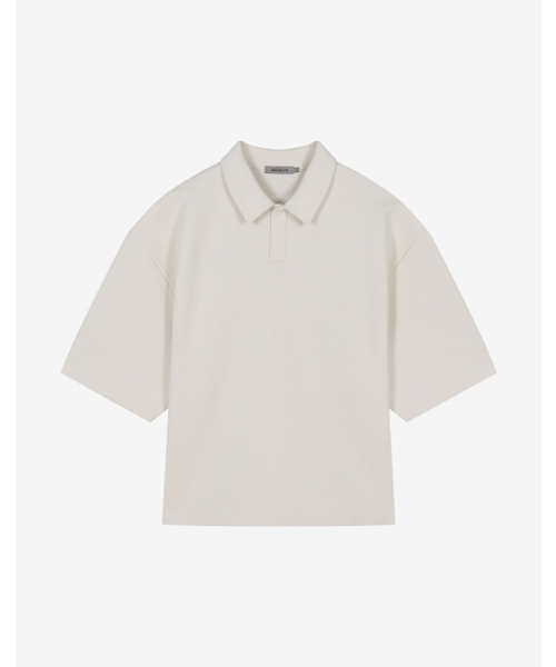 Neoprene Re‑lover Polo T‑shirt [Ivory]