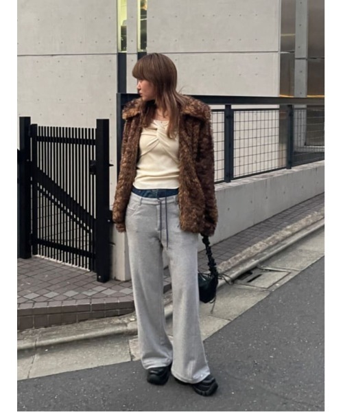 セール】LAYERED WAIST DOCKING CUT PT レイヤード ウエスト