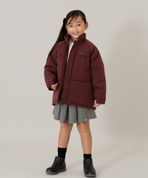 and D. petit main(アンドディープティマイン)の「中綿ブルゾン/アウター/あったか(ブルゾン・キッズ・ブラック/ブルーグレー/ダークオレンジ/レッド系その他/ライトカーキ/ネイビー・140cm/120cm/100cm/90cm/130cm/110cm)」の7枚目の写真