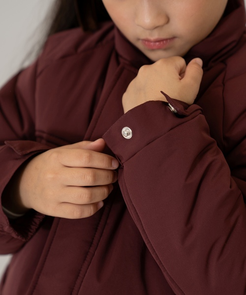 and D. petit main(アンドディープティマイン)の「中綿ブルゾン/アウター/あったか(ブルゾン・キッズ・ブラック/ブルーグレー/ダークオレンジ/レッド系その他/ライトカーキ/ネイビー・140cm/120cm/100cm/90cm/130cm/110cm)」の10枚目の写真